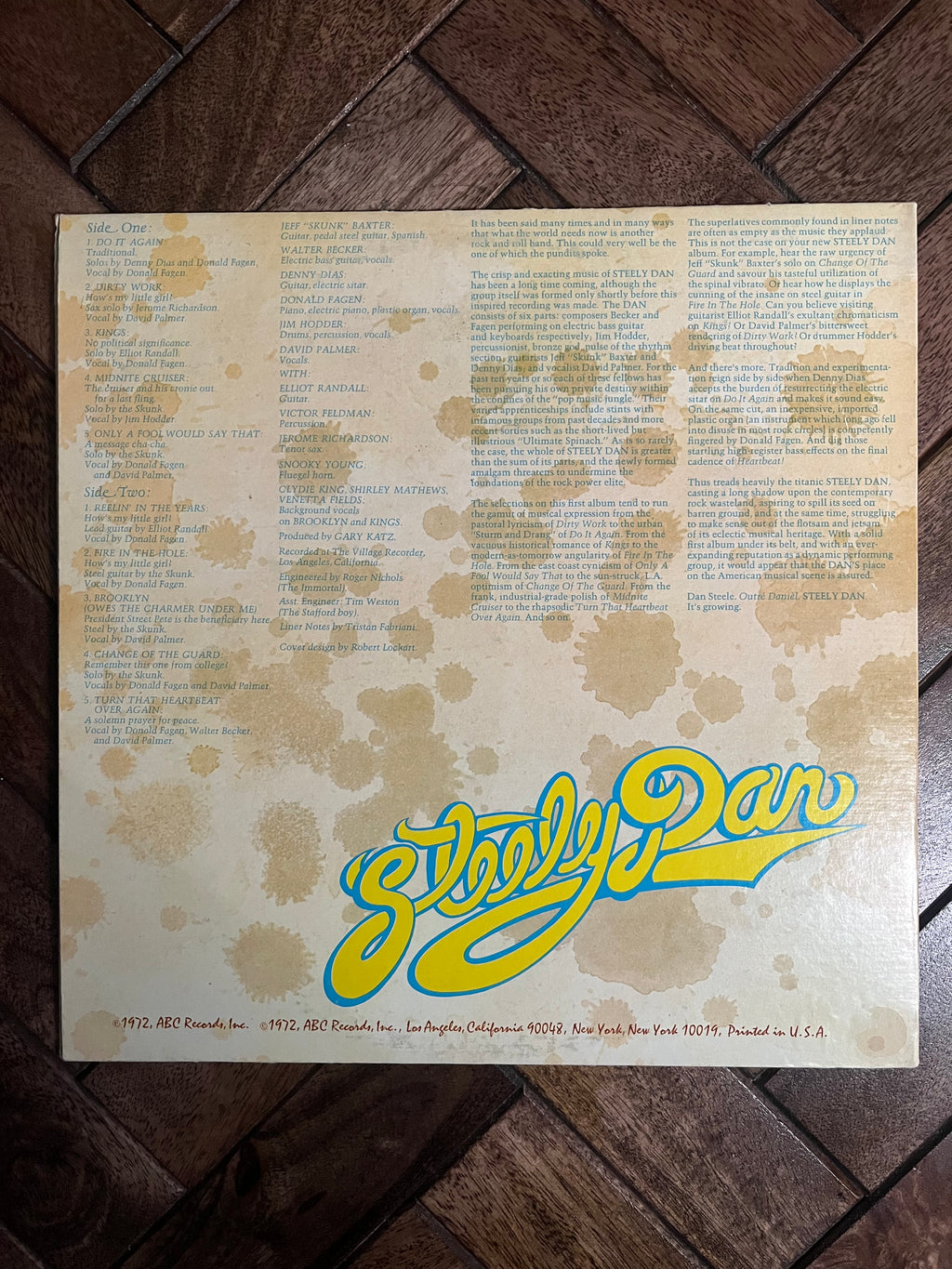 Steely Dan-Can't Buy a Thrill Original Pressing