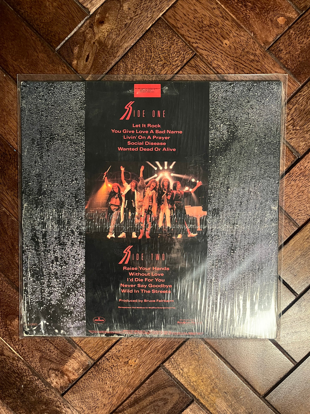 Bon Jovi- Slipper When Wet Vinyl LP