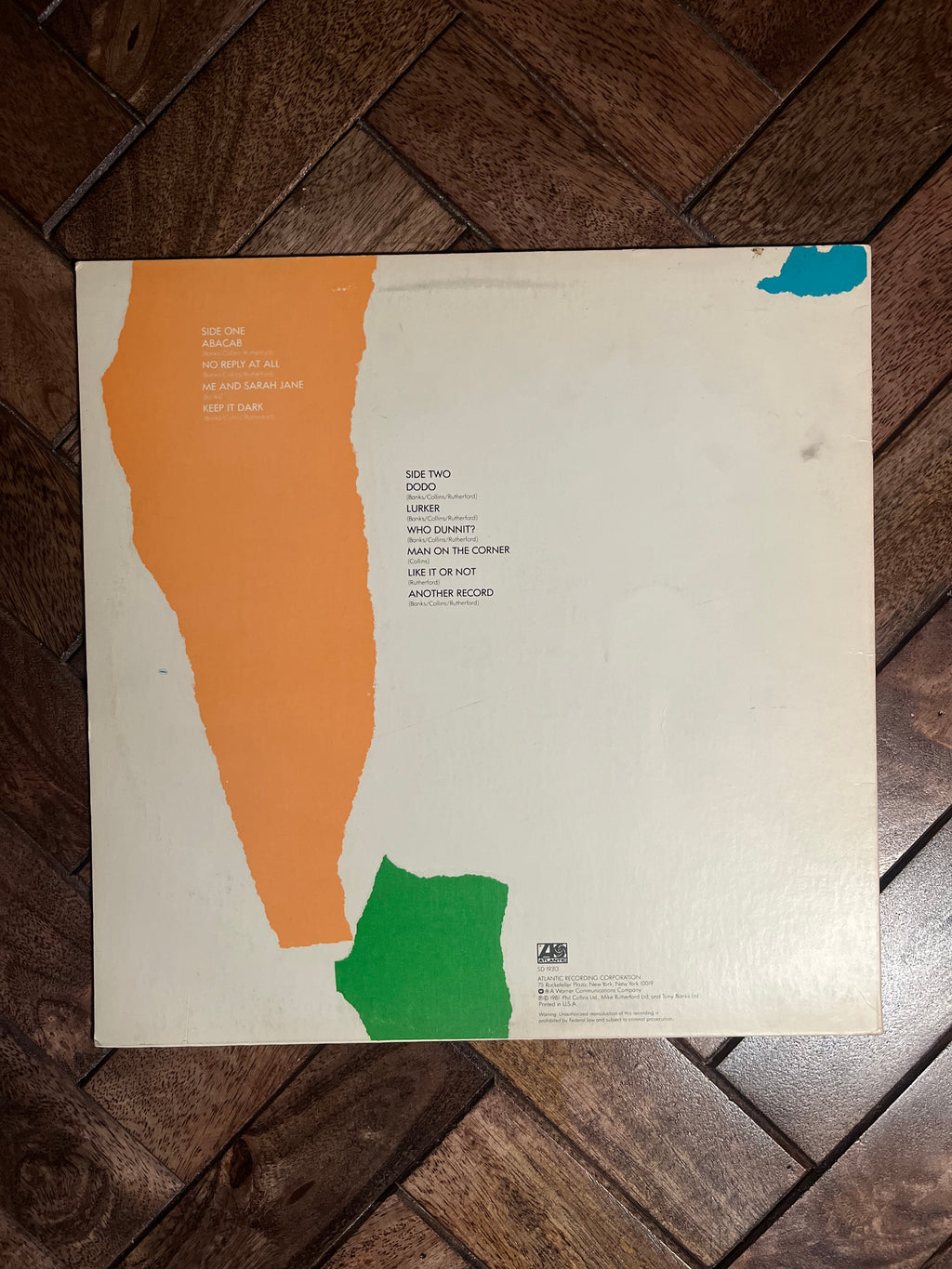 Genesis-Abacab Vinyl LP