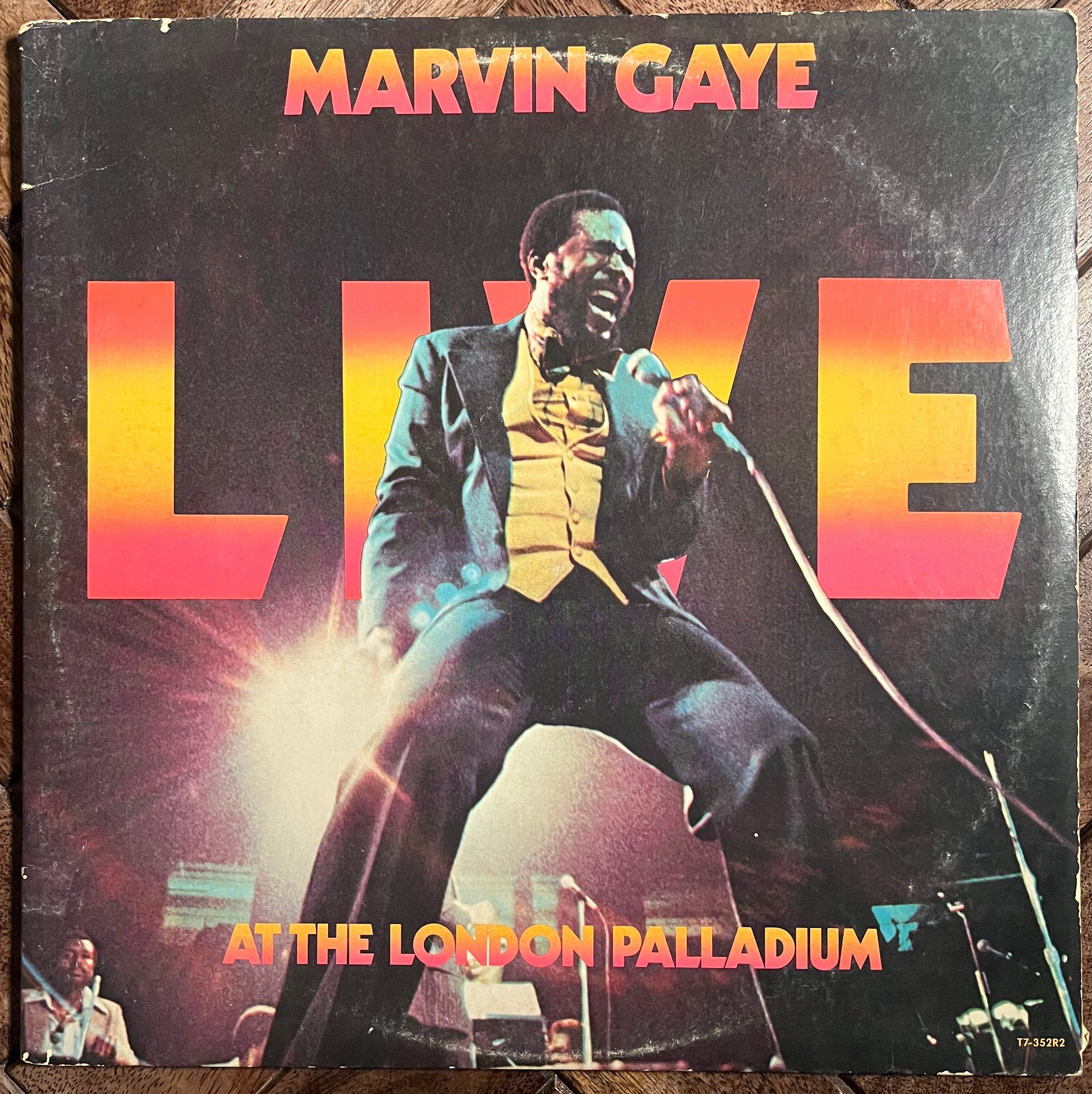 Marvin Gaye- Live Vinyl Record LP