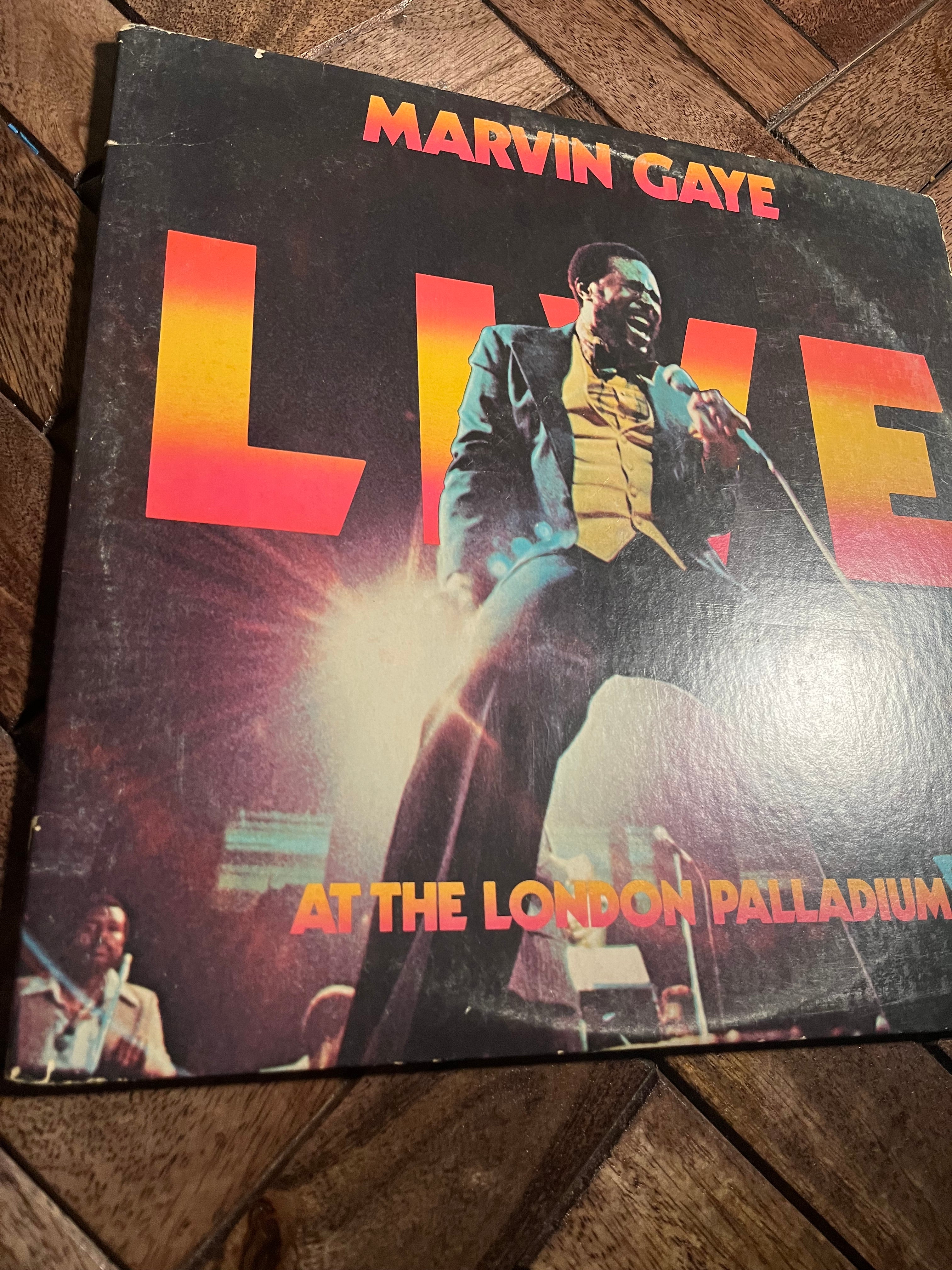 Marvin Gaye- Live Vinyl Record LP